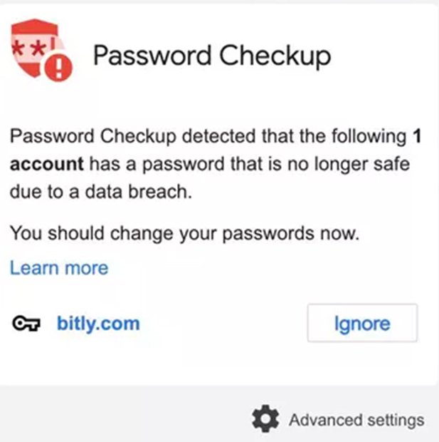 How to activate Chrome Password Verifier
